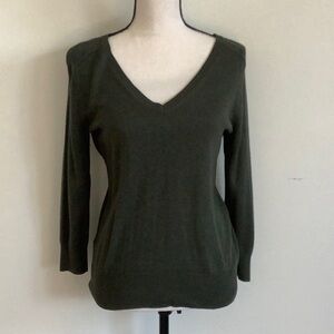 Ann Taylor LOFT V neck sweater size Small